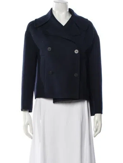 Pre-owned Dior 2019 Wool Fur Jacket In Blue