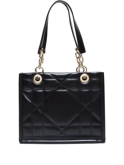 Pre-owned Dior 2020-2024 Small Archi Cannage Shoulder Bag In Black