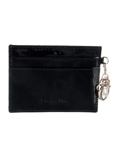Pre-owned Dior 2020 Card Holder Card Holder In Black