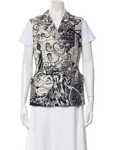 Pre-owned Dior 2020 Graphic Print Jacket In Neutral