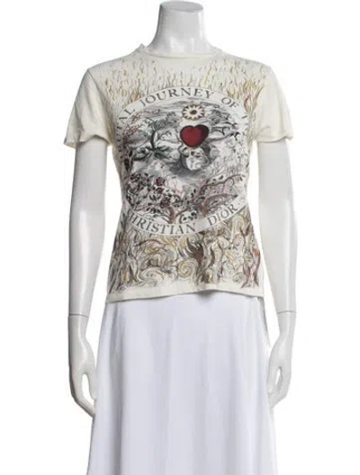 Pre-owned Dior 2020 Graphic Print T-shirt In Neutral