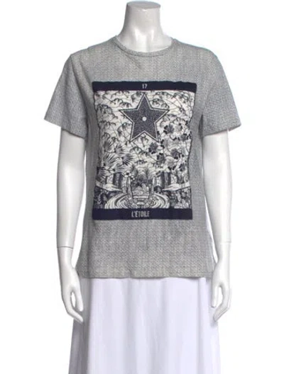 Pre-owned Dior 2020 Graphic Print T-shirt In White