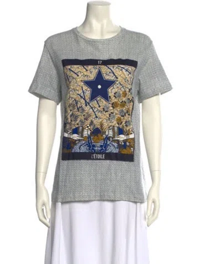 Pre-owned Dior 2020 Graphic Print T-shirt In White