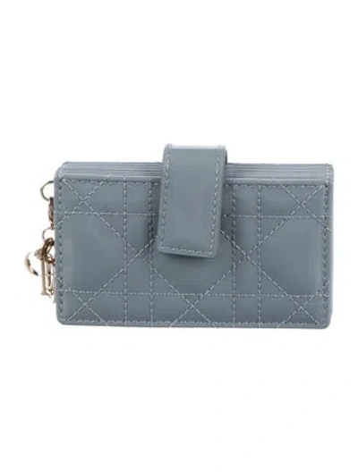 Pre-owned Dior 2020 Lady  Wallet In Blue