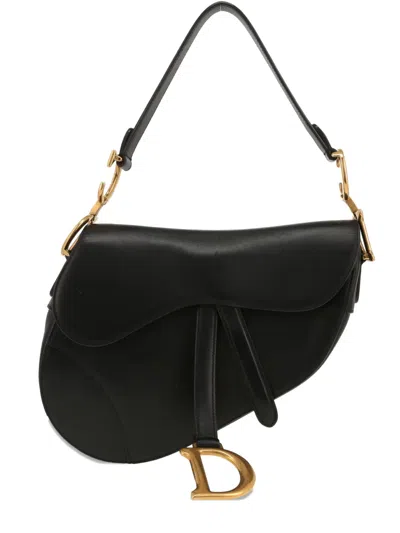 Pre-owned Dior 2020 Leather Shoulder Bag In Black