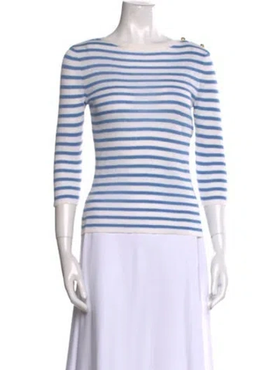 Pre-owned Dior 2020 Linen Sweater In Blue