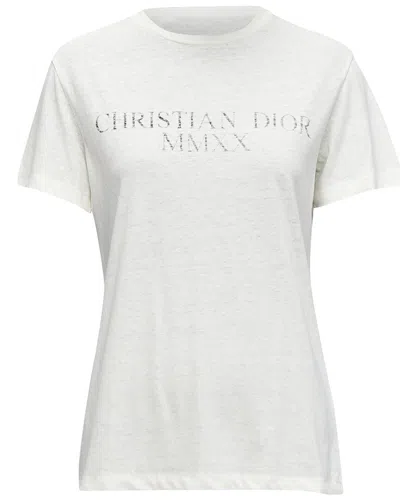 Pre-owned Dior 2020 Linen T-shirt, Size Int Xs (authentic Pre-loved)