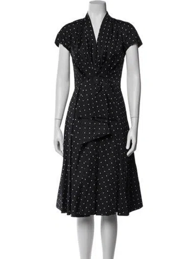 Pre-owned Dior 2020 Midi Length Dress In Black