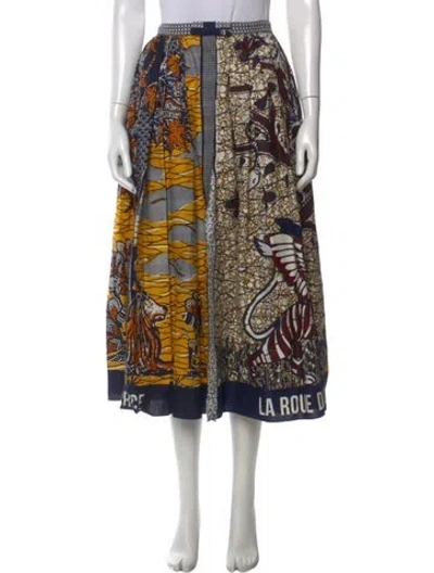 Pre-owned Dior 2020 Midi Length Skirt In Brown