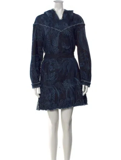 Pre-owned Dior 2020 Mini Dress In Blue