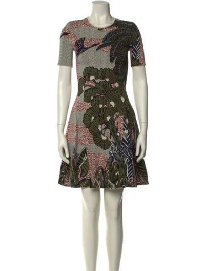 Pre-owned Dior 2020 Mini Dress In Green