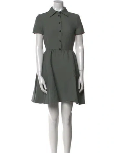 Pre-owned Dior 2020 Mini Dress In Green