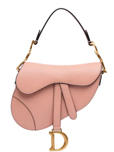 Pre-owned Dior 2020 Mini Goatskin Saddle Bag Satchel