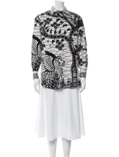 Pre-owned Dior 2020 Printed Blouse W/ Tags In Multi