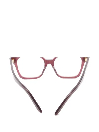Pre-owned Dior 2020 Rectangle-frame Glasses In Purple