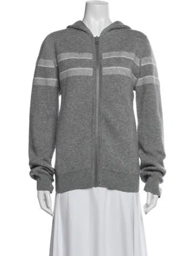 Pre-owned Dior 2020 Reversible Hoodie In Grey