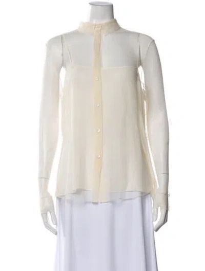 Pre-owned Dior 2020 Silk Blouse In Neutral