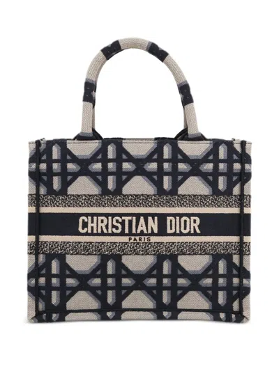 Pre-owned Dior 2020 Small Book Tote Bag In Blue