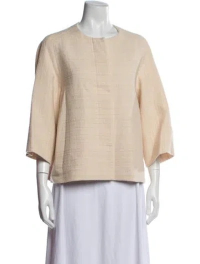 Pre-owned Dior 2020 Virgin Wool Jacket In Neutrals