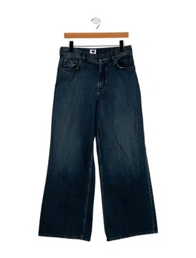 Pre-owned Dior 2020 Wide Leg Jeans In Blue