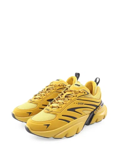 Pre-owned Dior 2020s B44 Blade Low-top Sneakers In Yellow