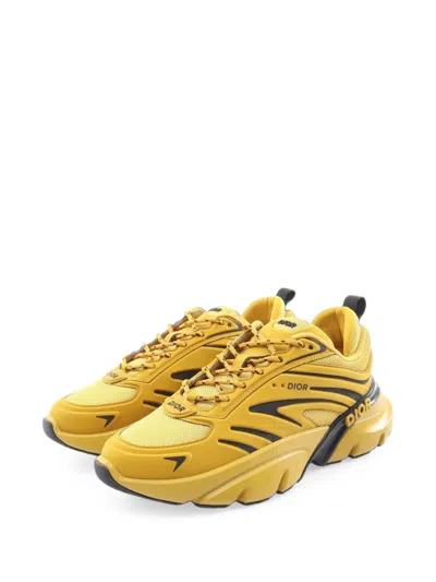 Pre-owned Dior 2020s B44 Blade Sneakers In Yellow