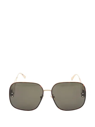 Pre-owned Dior 2020s Boby S1u Geometric Sunglasses In Brown