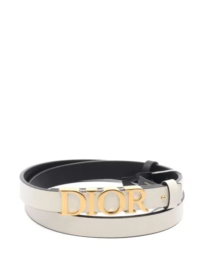 Pre-owned Dior 2020s D-dream Belt In Black