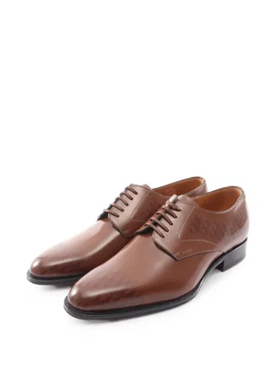Pre-owned Dior 2020s Lace-up Derby Shoes In Brown