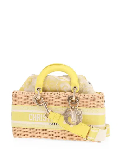 Pre-owned Dior 2020s Lady D-joy Tote Bag In Neutrals