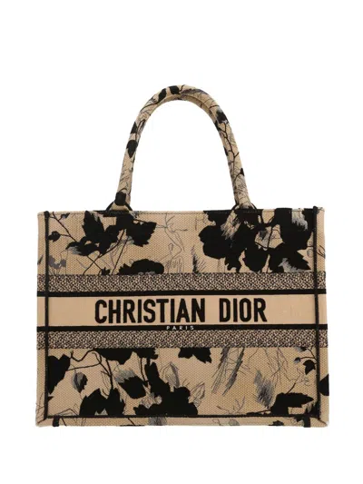 Pre-owned Dior 2020s Medium Book Tote Bag In Neutrals
