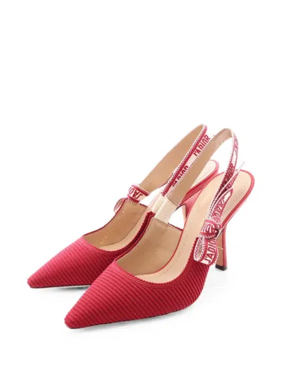 Pre-owned Dior 2020s Pointed-toe Pumps In Red