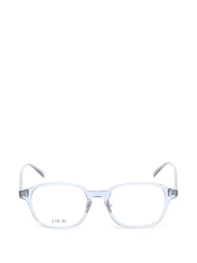 Pre-owned Dior 2020s Square-frame Glasses In Blue