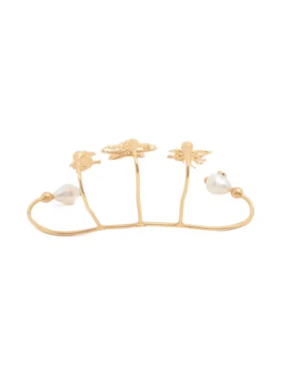 Pre-owned Dior 2020s Starfish Hand Jewellery In Gold
