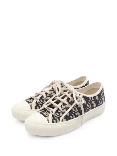 Pre-owned Dior 2020s Walk'n' Low-top Sneakers In Neutrals