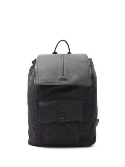 Pre-owned Dior 2021-2025 Oblique Nylon Motion Backpack In Black