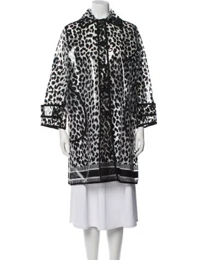 Pre-owned Dior 2021 Animal Print Coat In Transparent