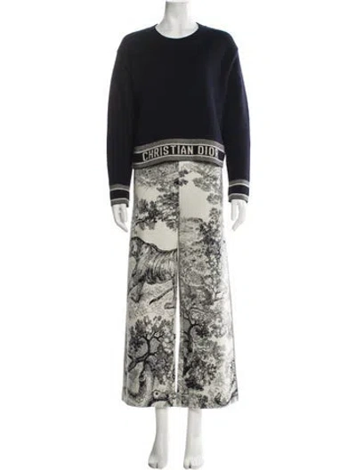 Pre-owned Dior 2021 Cashmere Pant Set In Blue