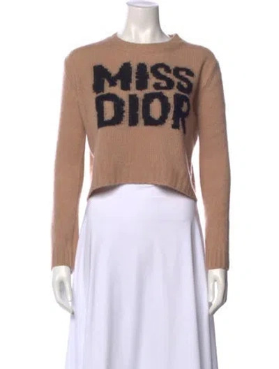 Pre-owned Dior 2021 Cashmere Sweater In Neutral