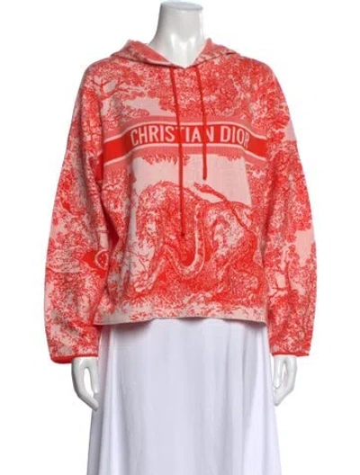 Pre-owned Dior 2021 Cashmere Sweater In Orange