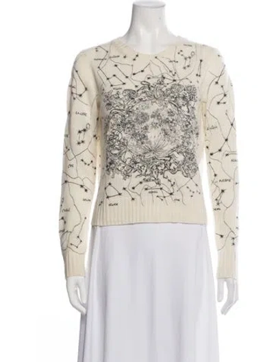 Pre-owned Dior 2021 Cashmere Sweater In White