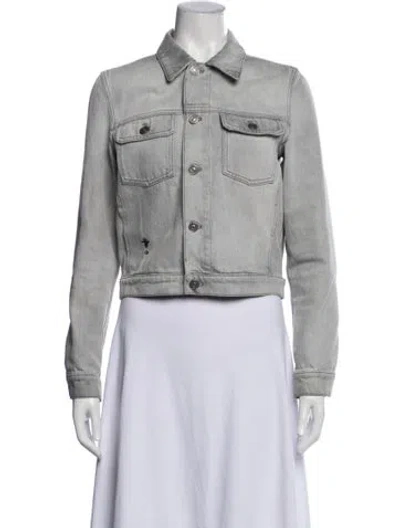 Pre-owned Dior 2021 Denim Jacket In Gray