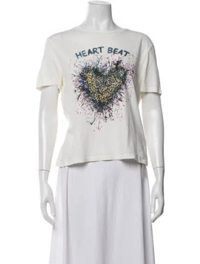 Pre-owned Dior 2021 Graphic Print T-shirt In Neutrals