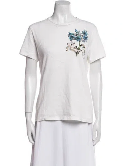 Pre-owned Dior 2021 Graphic Print T-shirt In White