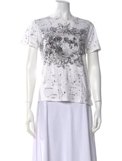 Pre-owned Dior 2021 Graphic Print T-shirt In White