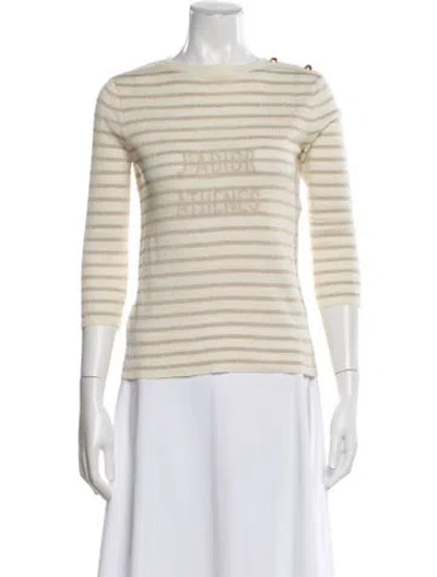 Pre-owned Dior 2021 J'a Athenes Sweater In White