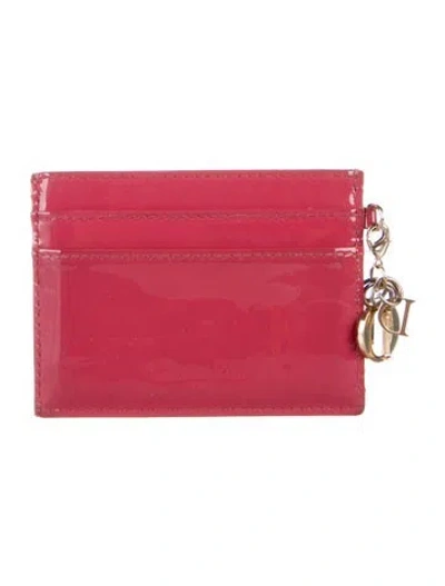 Pre-owned Dior 2021 Lady  Card Case Card Holder In Pink