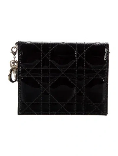 Pre-owned Dior 2021 Lady  Wallet In Black