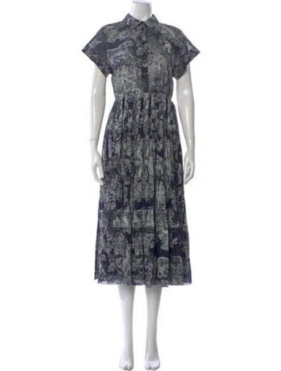 Pre-owned Dior 2021 Long Dress In Blue