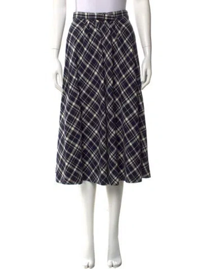 Pre-owned Dior 2021 Midi Length Skirt In Blue